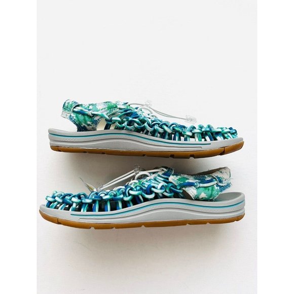 Keen Uneek Canvas Two Cord Sandals Green - Picture 4 of 4